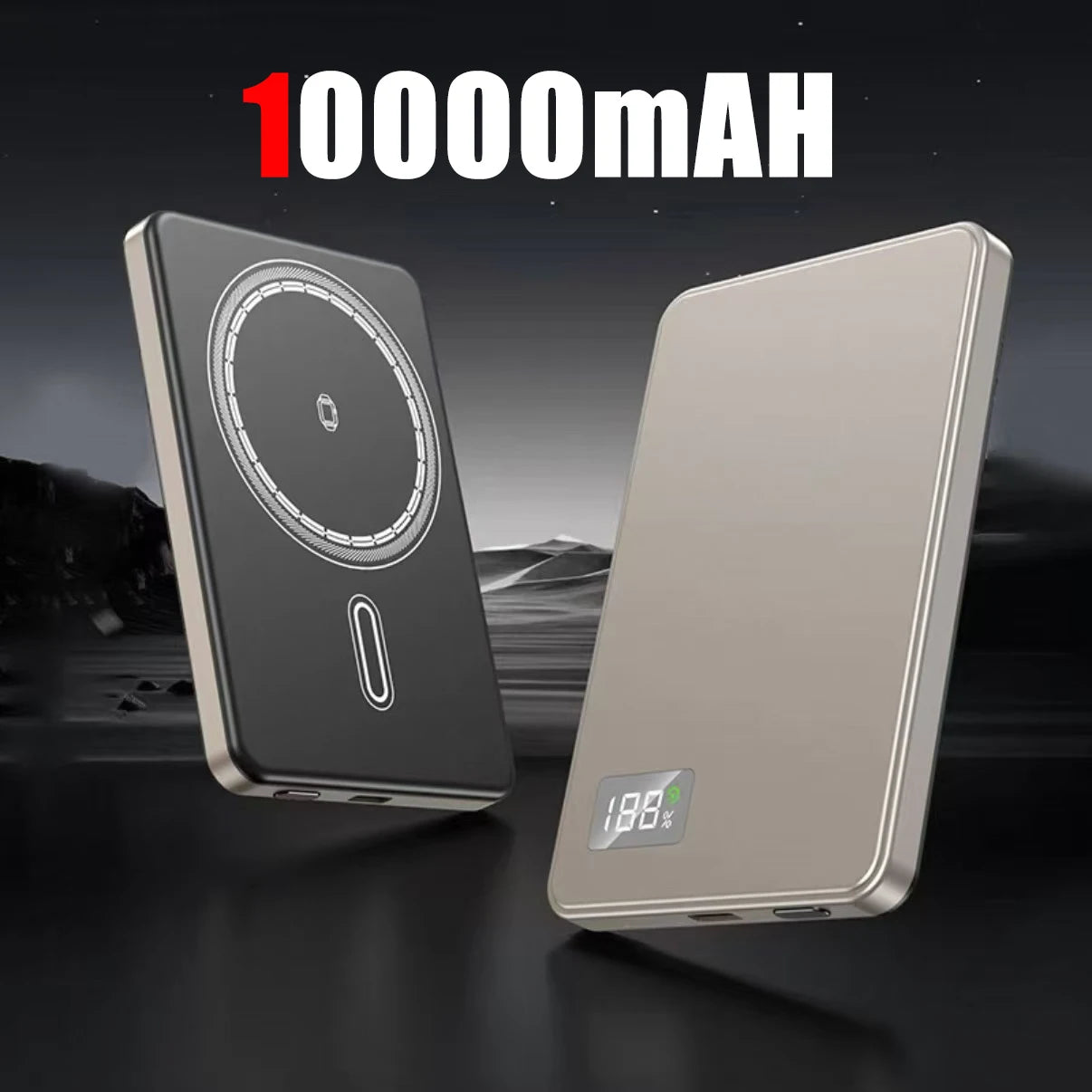 Xiaomi 50000mAh CCC Certification Thin Power Bank Ultra For Magnetic Wireless PD20W Fast Charging Portable Battery Display