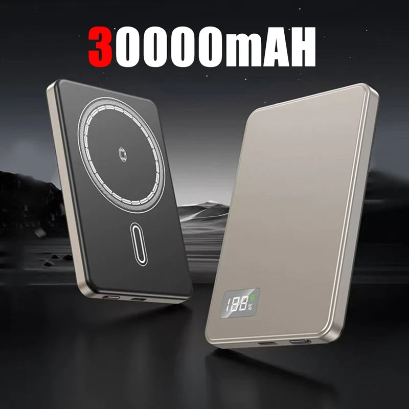 Xiaomi 50000mAh CCC Certification Thin Power Bank Ultra For Magnetic Wireless PD20W Fast Charging Portable Battery Display